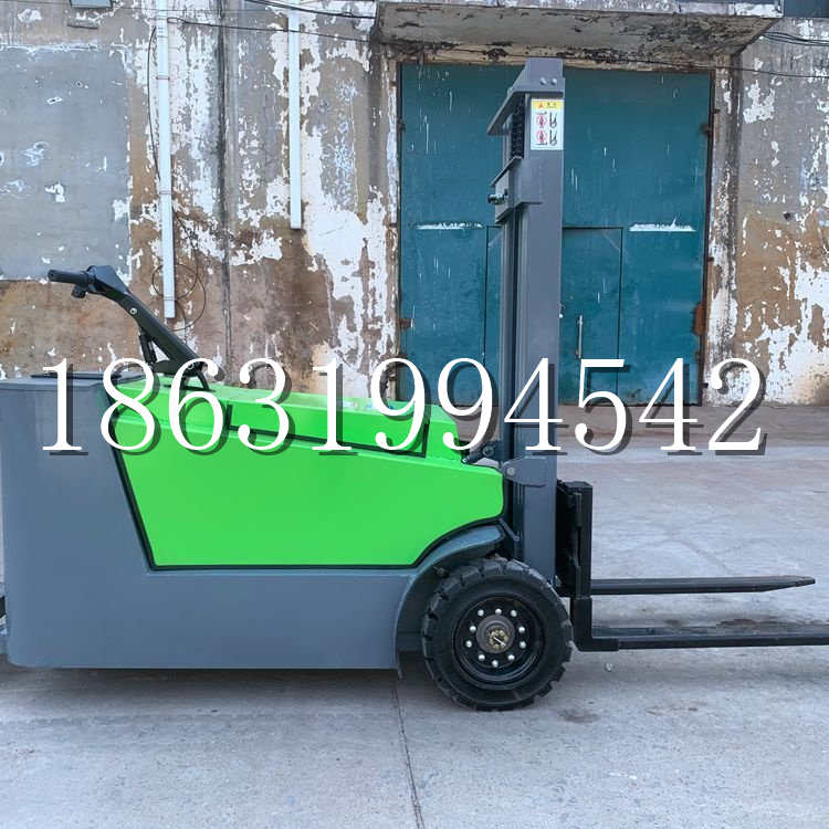 大园区小型电动叉车1吨2吨步行站驾式电瓶堆高充电装卸车液压升降车铲车